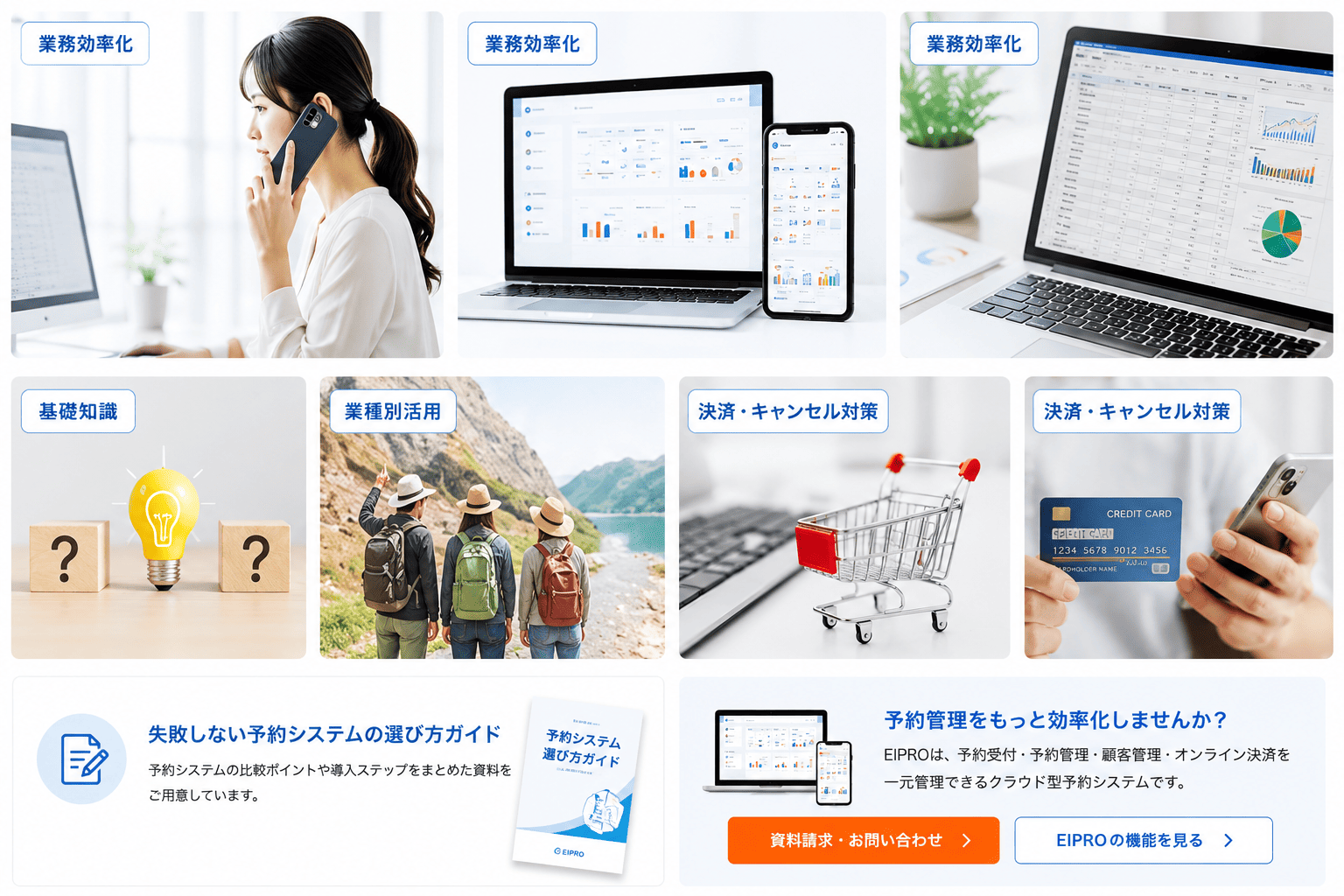 予約管理に役立つガイド