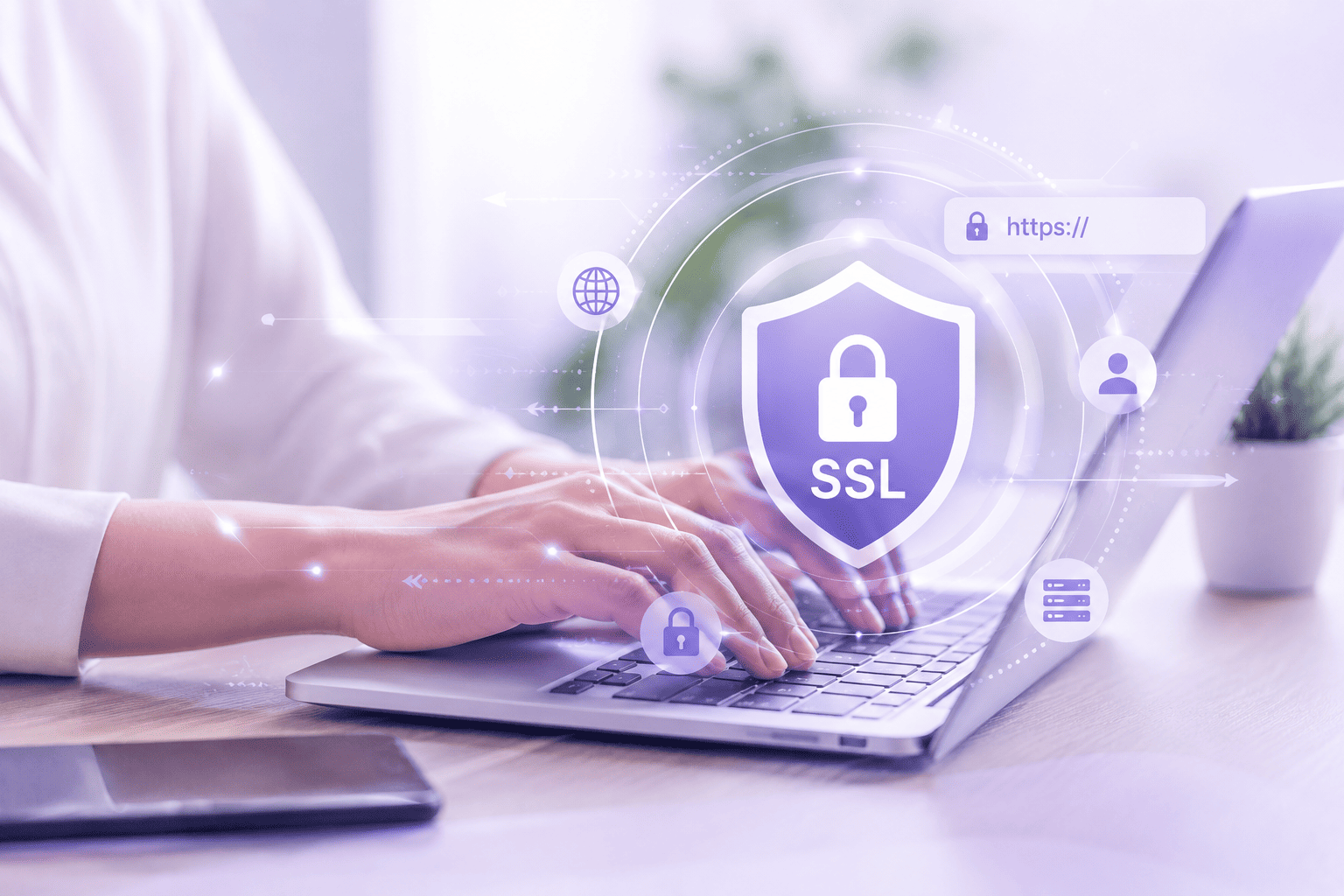 SSL通信によって予約情報を暗号化するセキュリティ機能